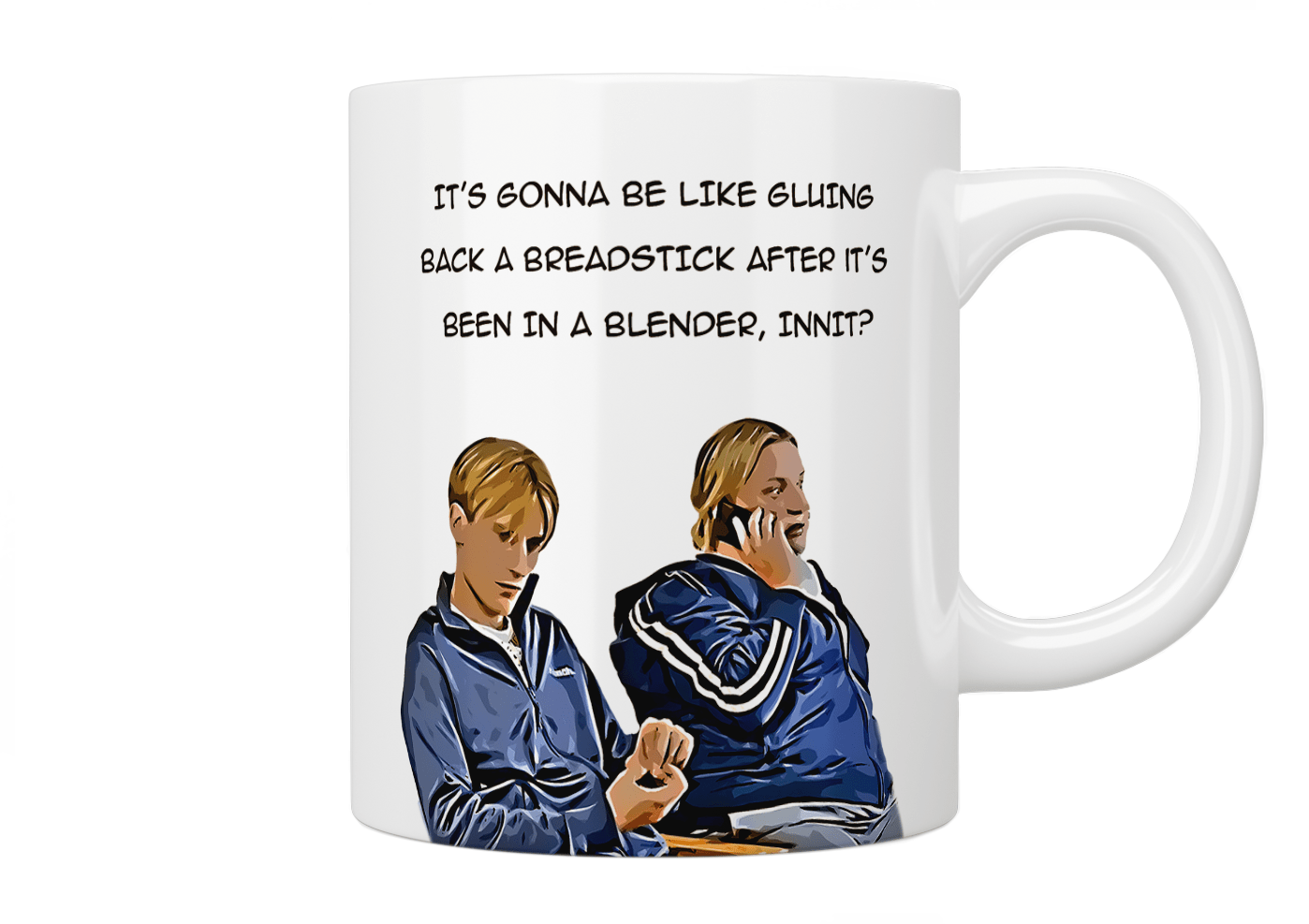 This Country: Blended Breadstick Quote Mug - Jazzy Giraffe Mug