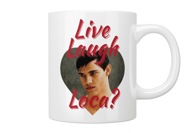 Twilight: Live Laugh Loca? Mug - Jazzy Giraffe Mug