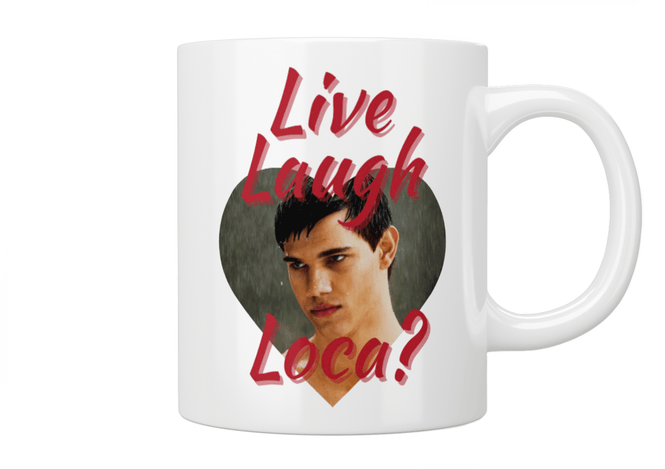 Twilight: Live Laugh Loca? Mug - Jazzy Giraffe Mug