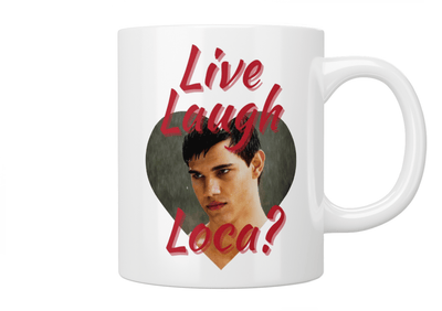 Twilight: Live Laugh Loca? Mug - Jazzy Giraffe Mug