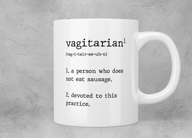 Vagitarian mug - Jazzy Giraffe Mug