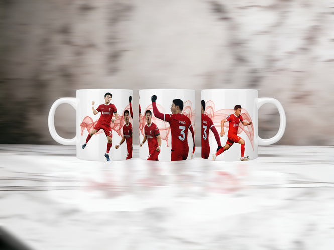 Wataru Endo - Liverpool mug - Jazzy Giraffe Mug