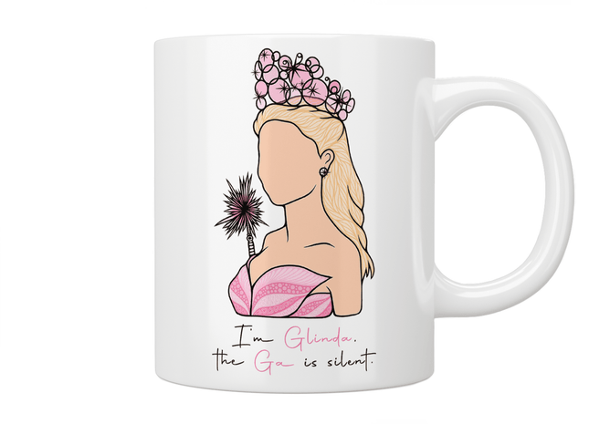 Wicked: I'm Glinda, The Ga Is Silent Mug - Jazzy Giraffe Mug