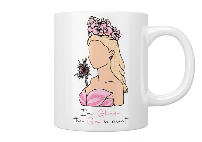 Wicked: I'm Glinda, The Ga Is Silent Mug - Jazzy Giraffe Mug