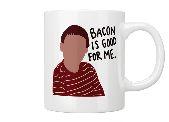 Wife Swap King Curtin “Bacon Is Good For Me” Mug - Jazzy Giraffe Mug