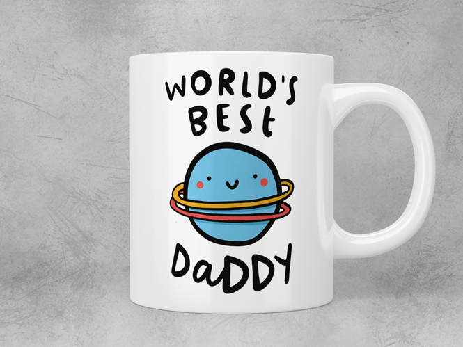 World’s best Daddy mug - Jazzy Giraffe Mug