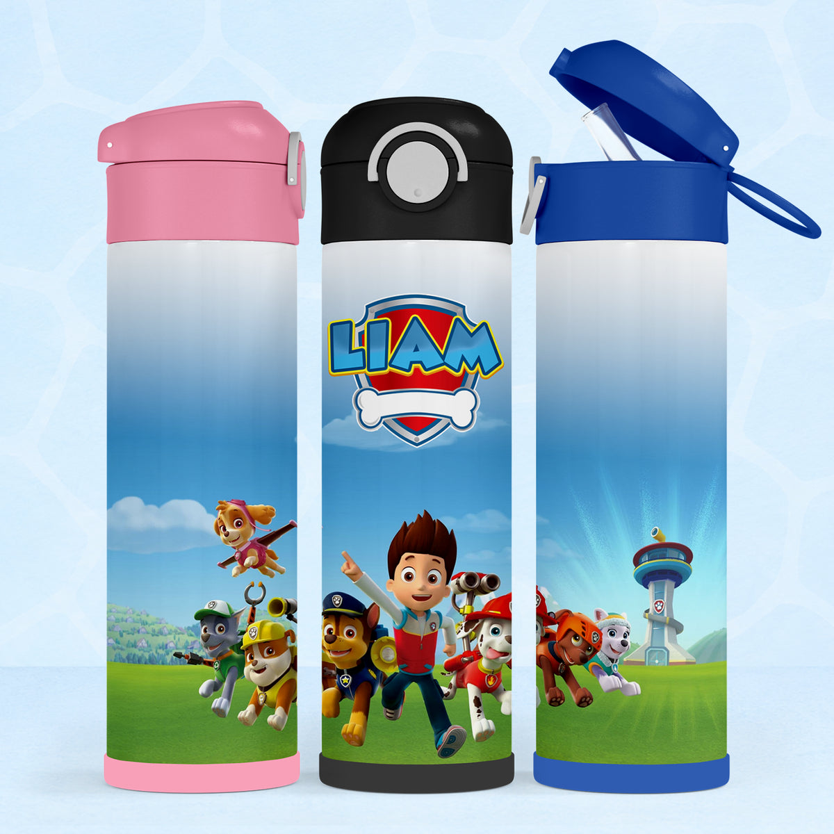 Personalised PAW Patrol Water Bottle