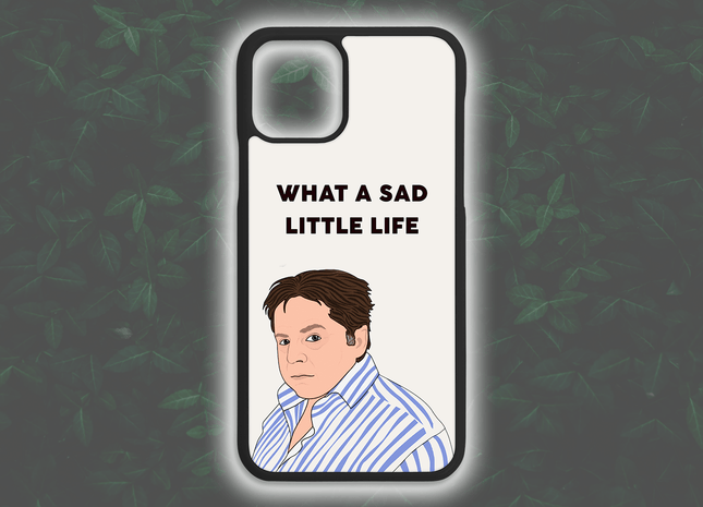 Come Dine With Me "What A Sad Little Life" Phone Case [rubber] - Jazzy Giraffe Phone Case