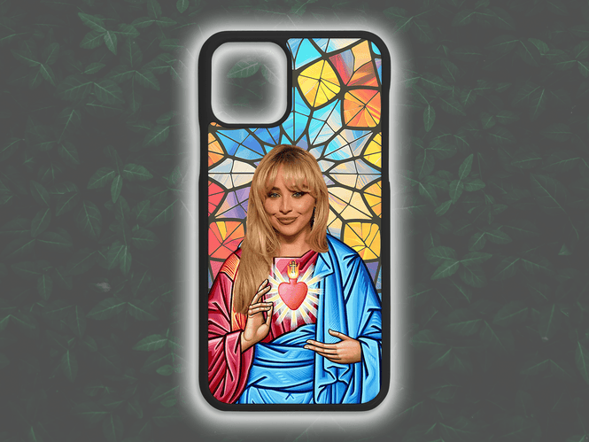 Saint Sabrina Carpenter Phone Case [rubber] - Jazzy Giraffe Phone Case