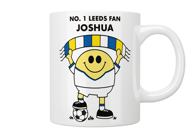 Personalised No. 1 Leeds Fan Mug