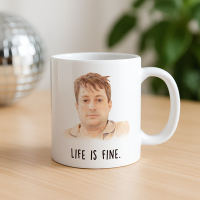 Peep Show “Life Is Fine” Mark Corrigan Mug