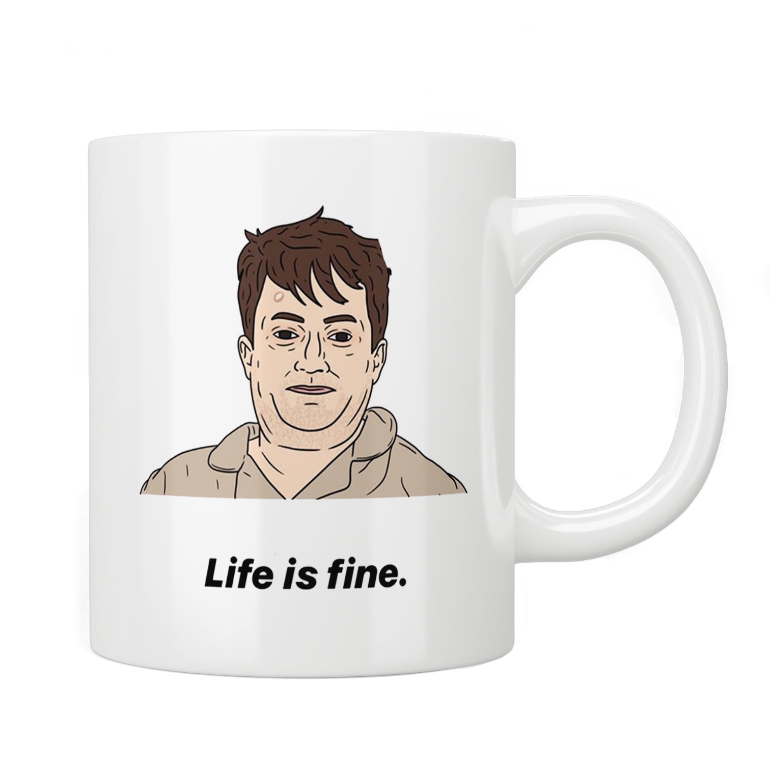 Peep Show: Mark Corrigan “Life Is Fine” Mug
