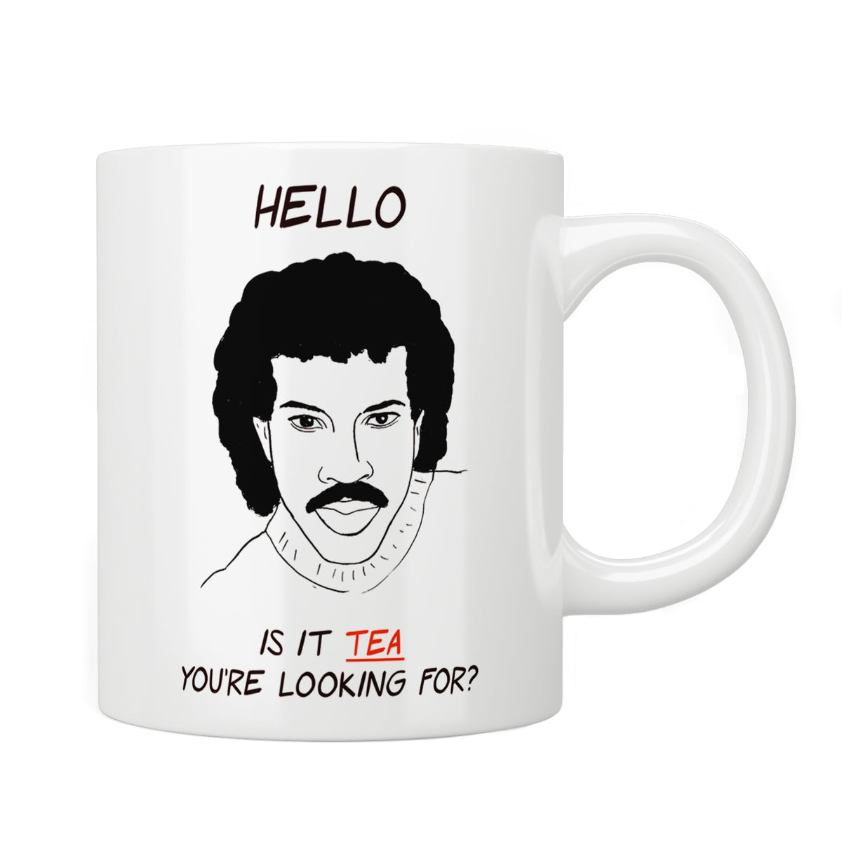 Lionel Richie "Hello Is It Tea" Mug