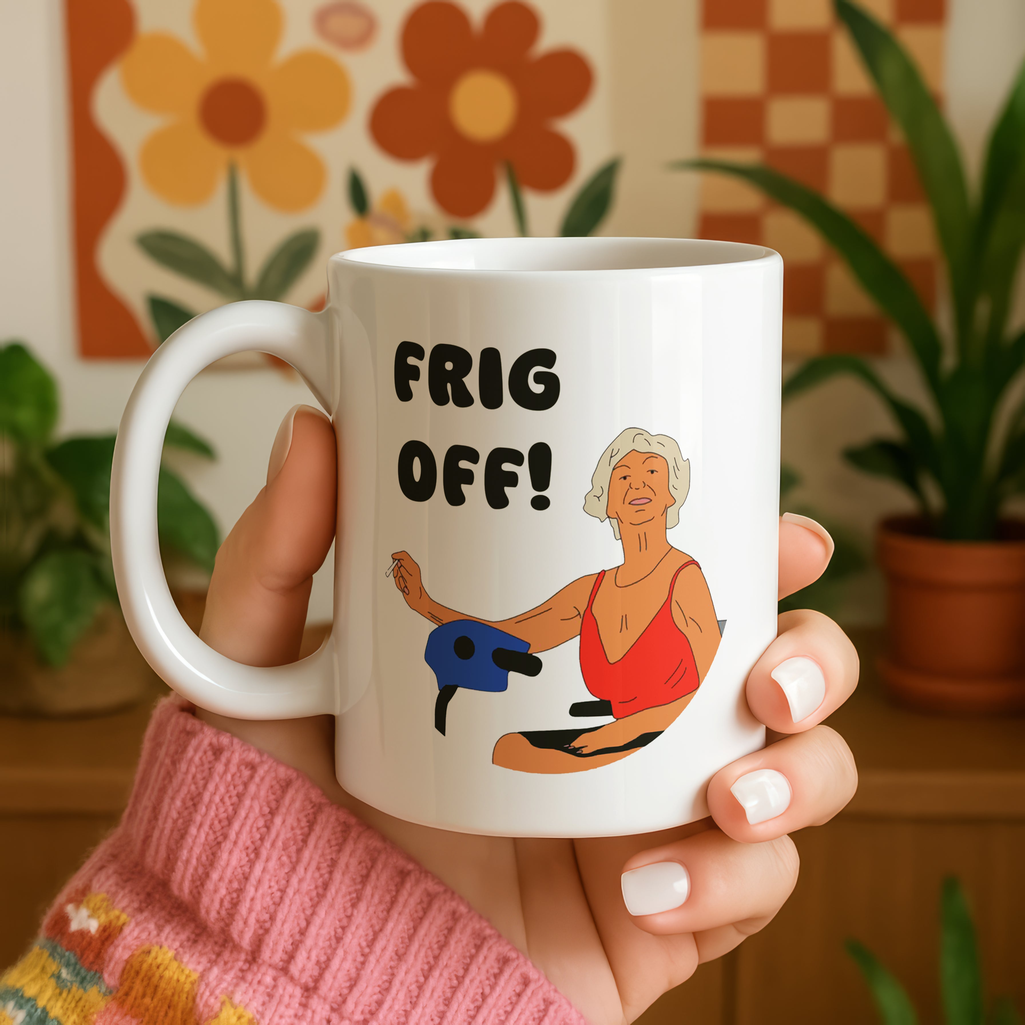 Benidorm: Madge Harvey “Frig Off” Mug