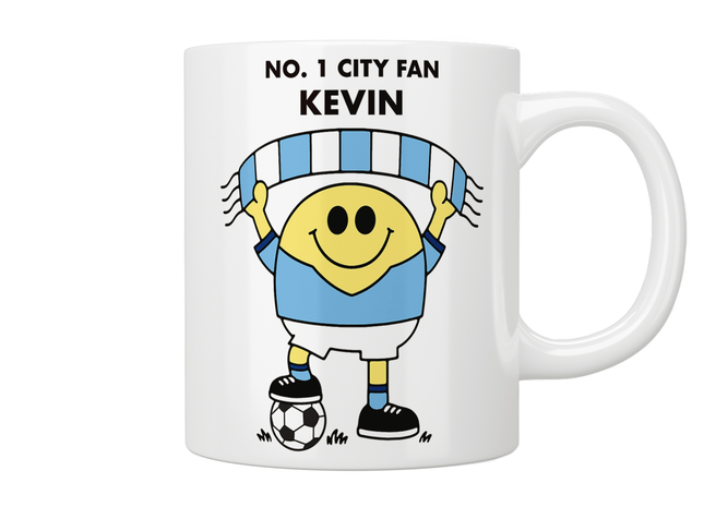 Personalised No. 1 City Fan Mug