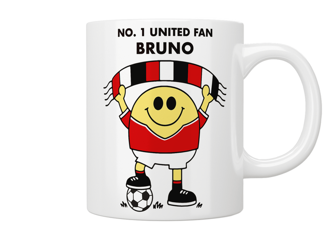 Peronalised No. 1 United Fan Mug