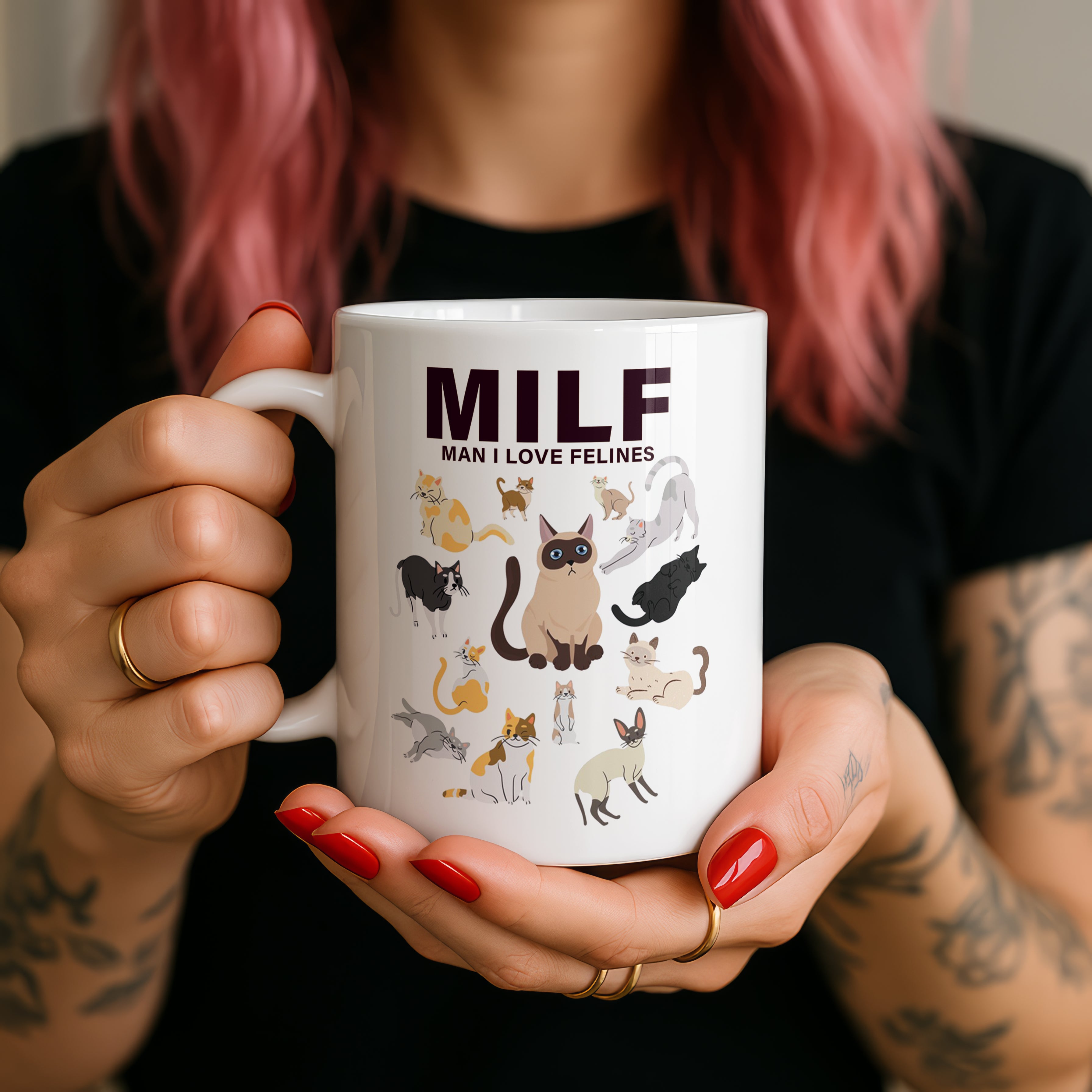 MILF (Man I Love Felines) Mug