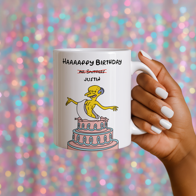 Personalised "Happy Birthday Mr Smithers" Mr Burns Mug