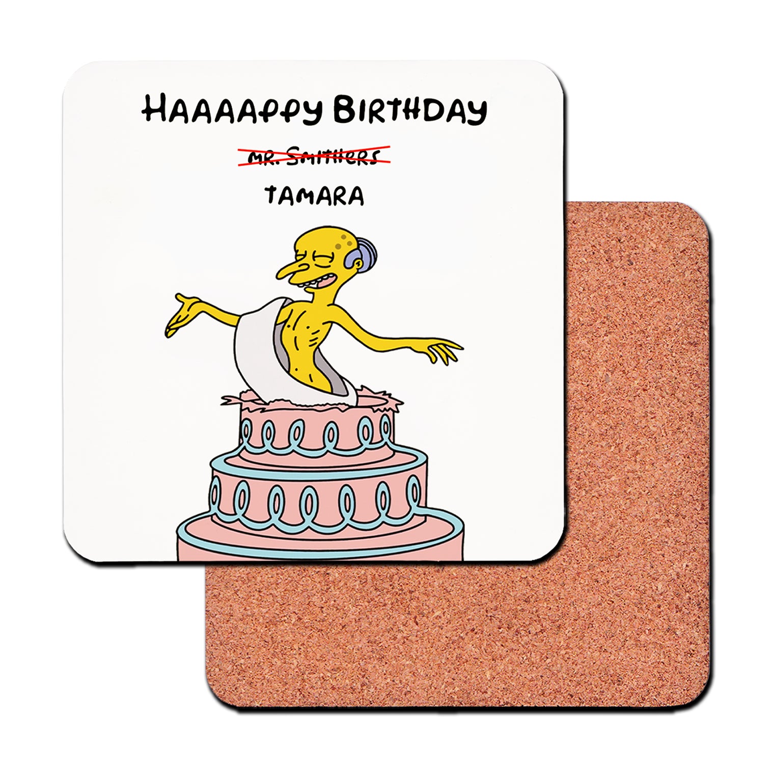 Personalised "Happy Birthday Mr Smithers" Mr Burns Mug