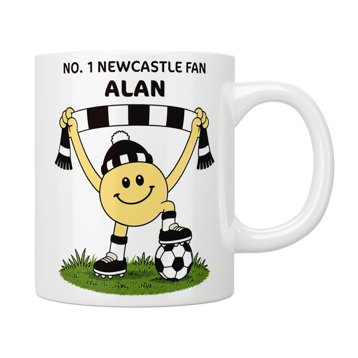 Personalised No. 1 Newcastle Fan Mug