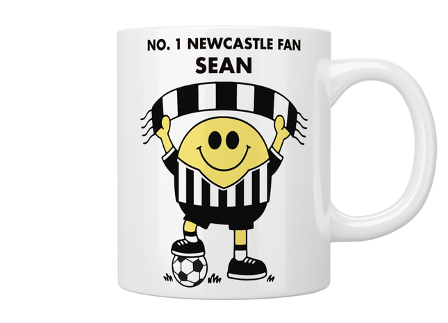 Personalised No. 1 Newcastle Fan Mug