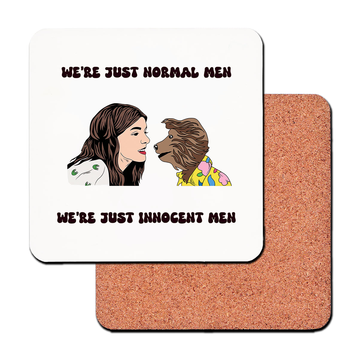 Hacker T Dog "We're Just Normal Men" Mug