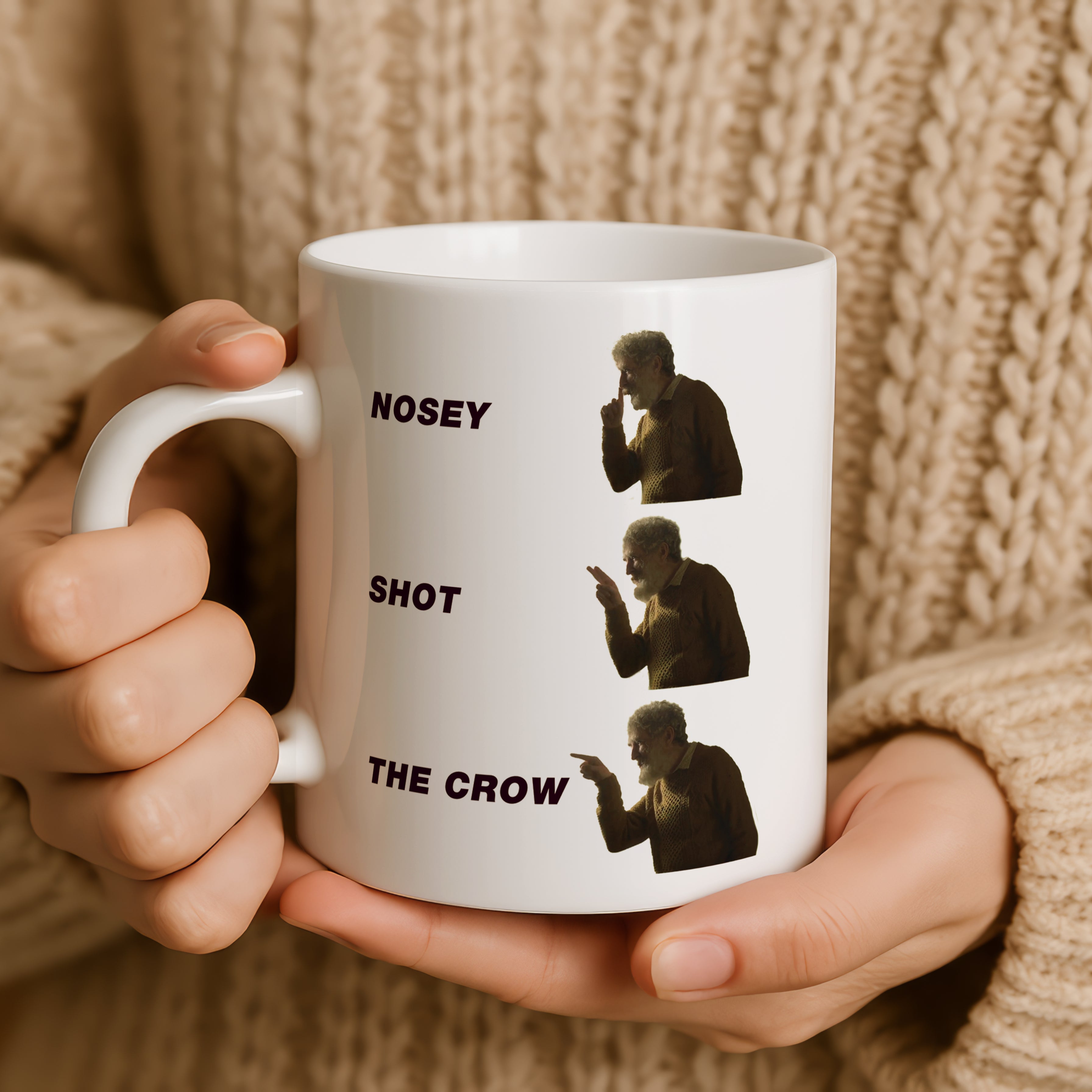 Brassic Farmer Jim “Nosey Shot The Crow" Mug