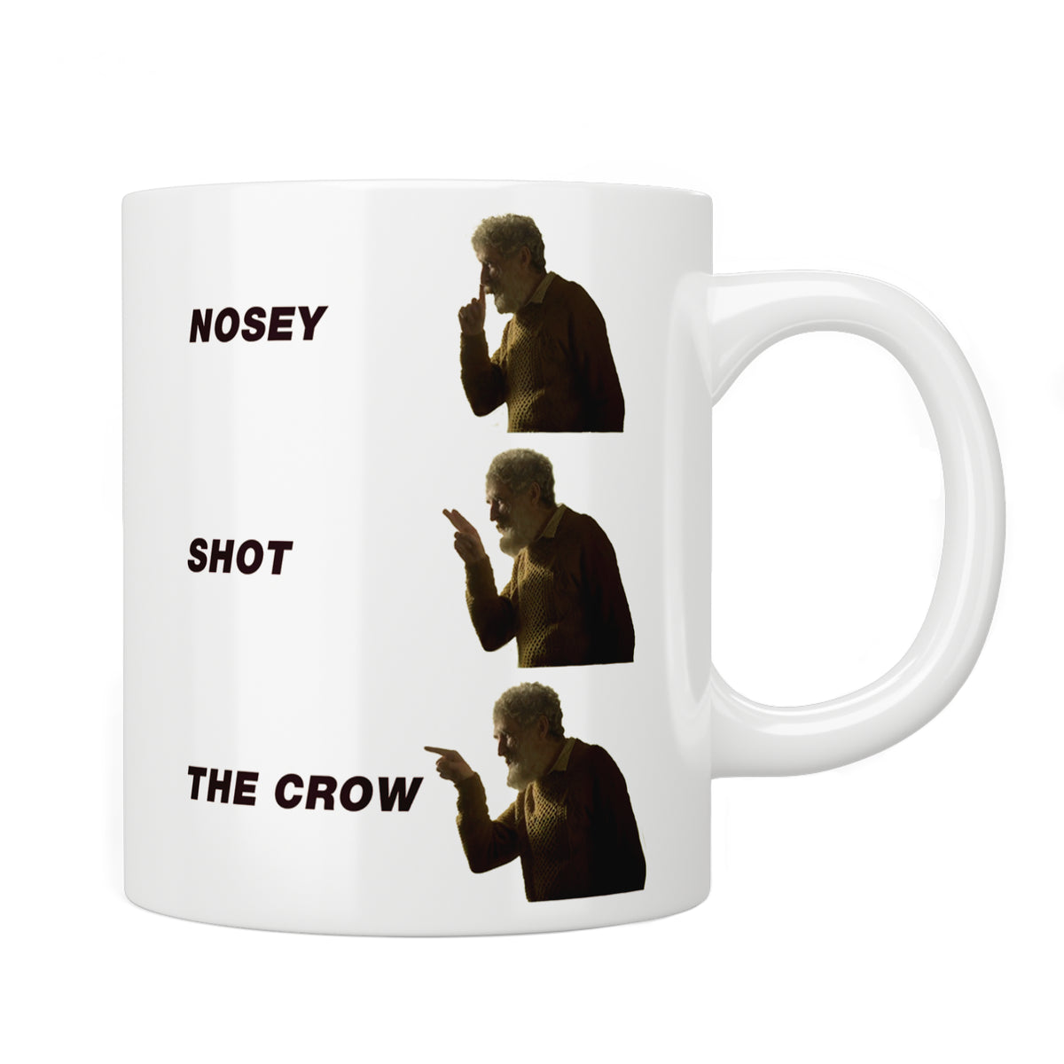 Brassic Farmer Jim “Nosey Shot The Crow" Mug