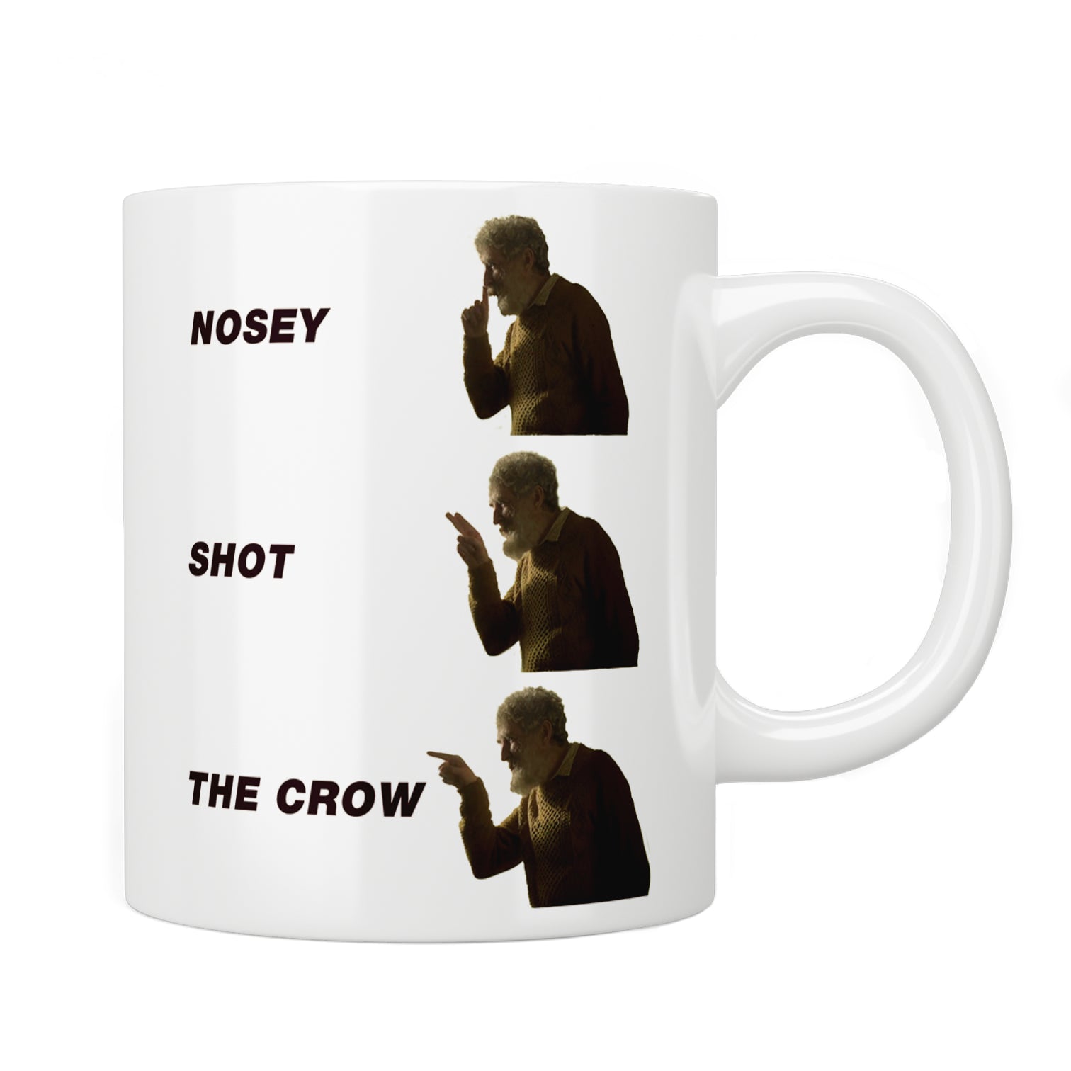 Brassic Farmer Jim “Nosey Shot The Crow" Mug