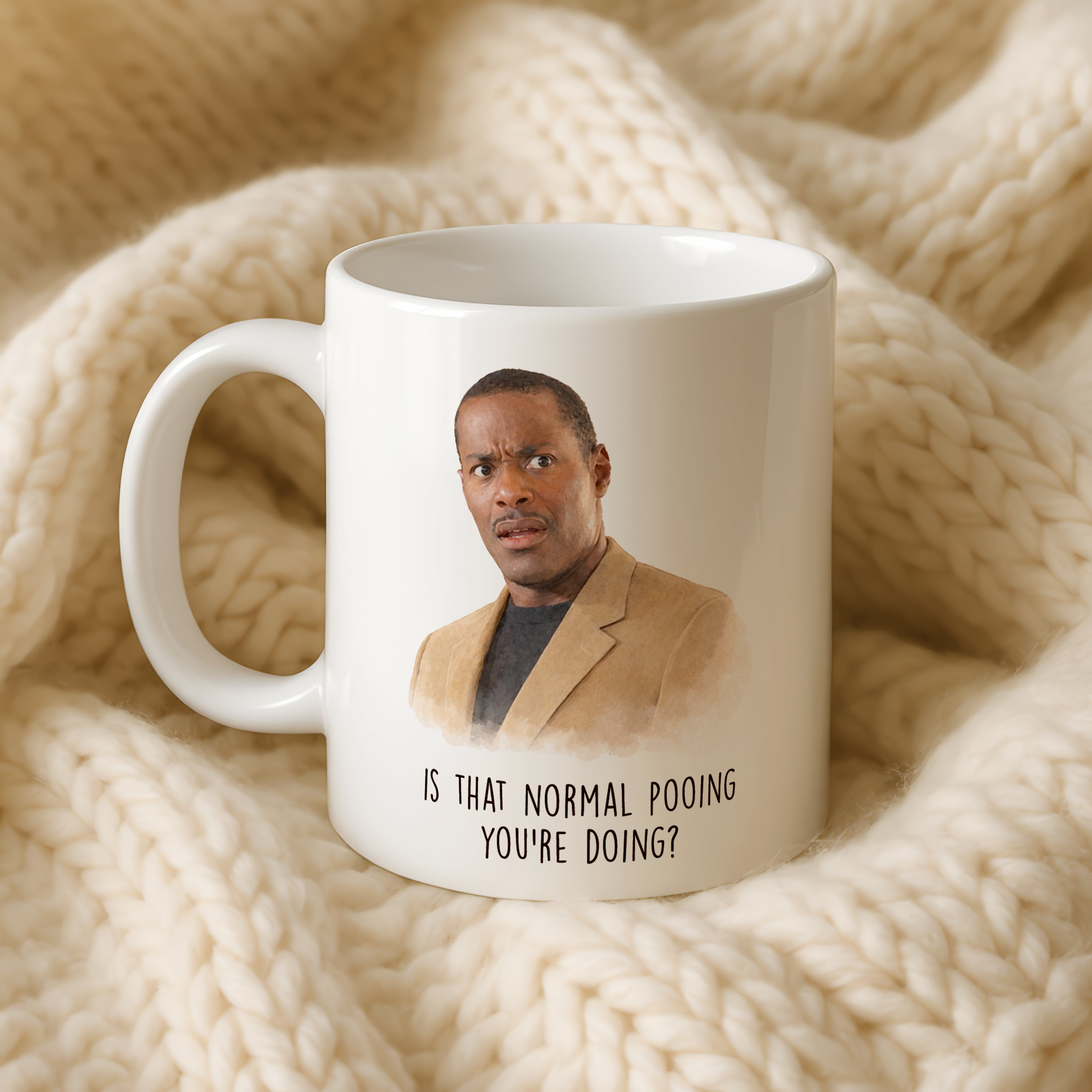 Peep Show Alan Johnson “Normal Pooing” Mug