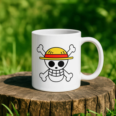 One Piece Straw Hat Jolly Roger Mug