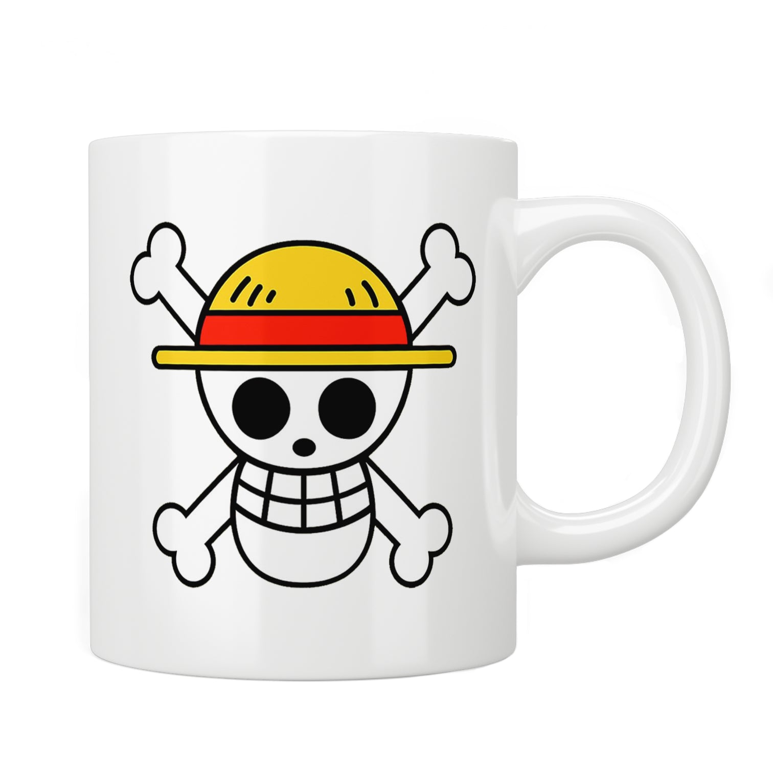 One Piece Straw Hat Jolly Roger Mug