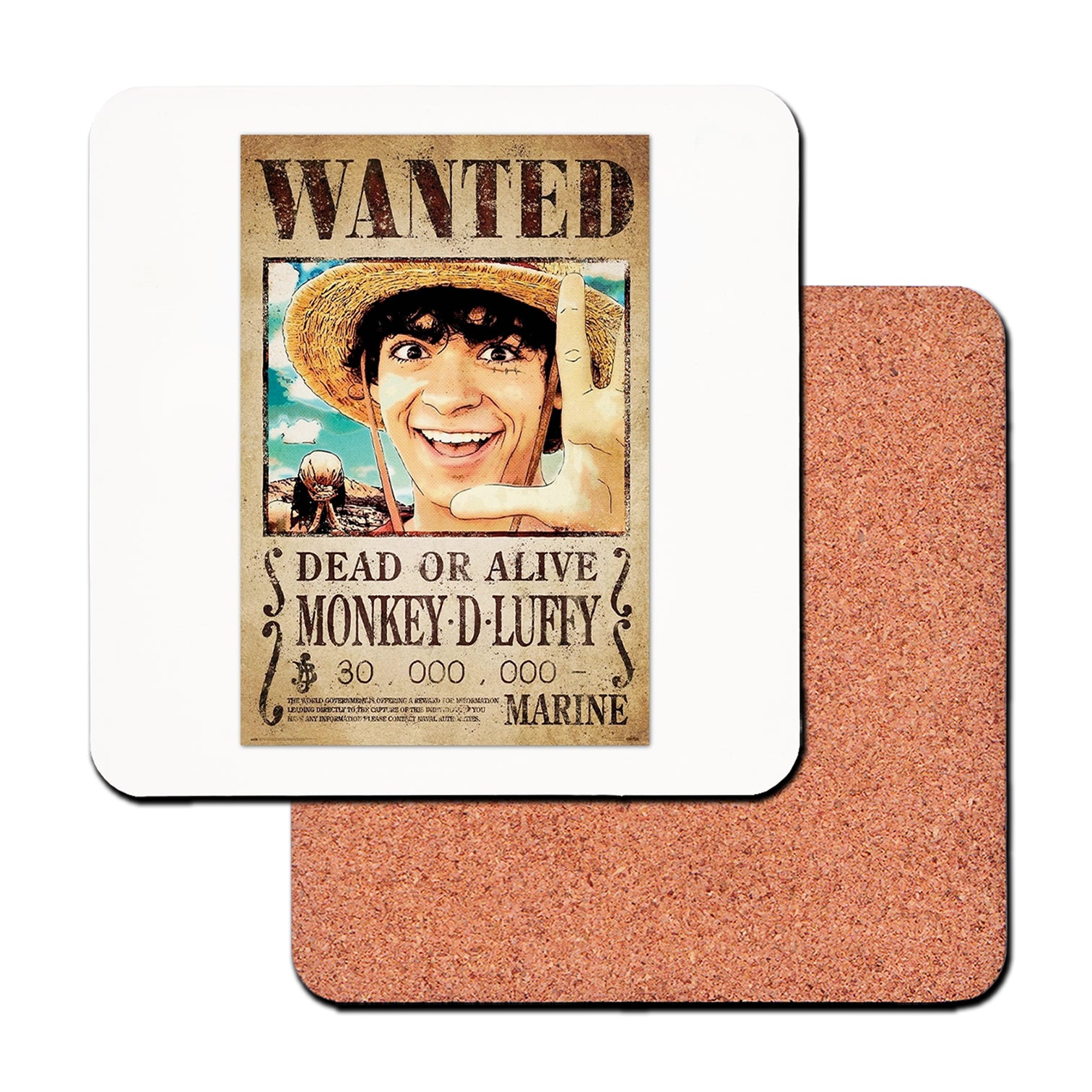One Piece Luffy Poster Wanted Mug