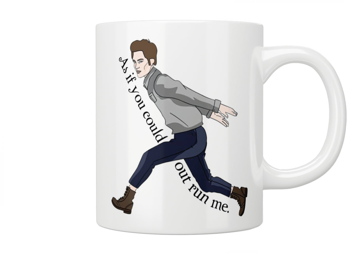 As If You Could Out Run Me Twilight Mug