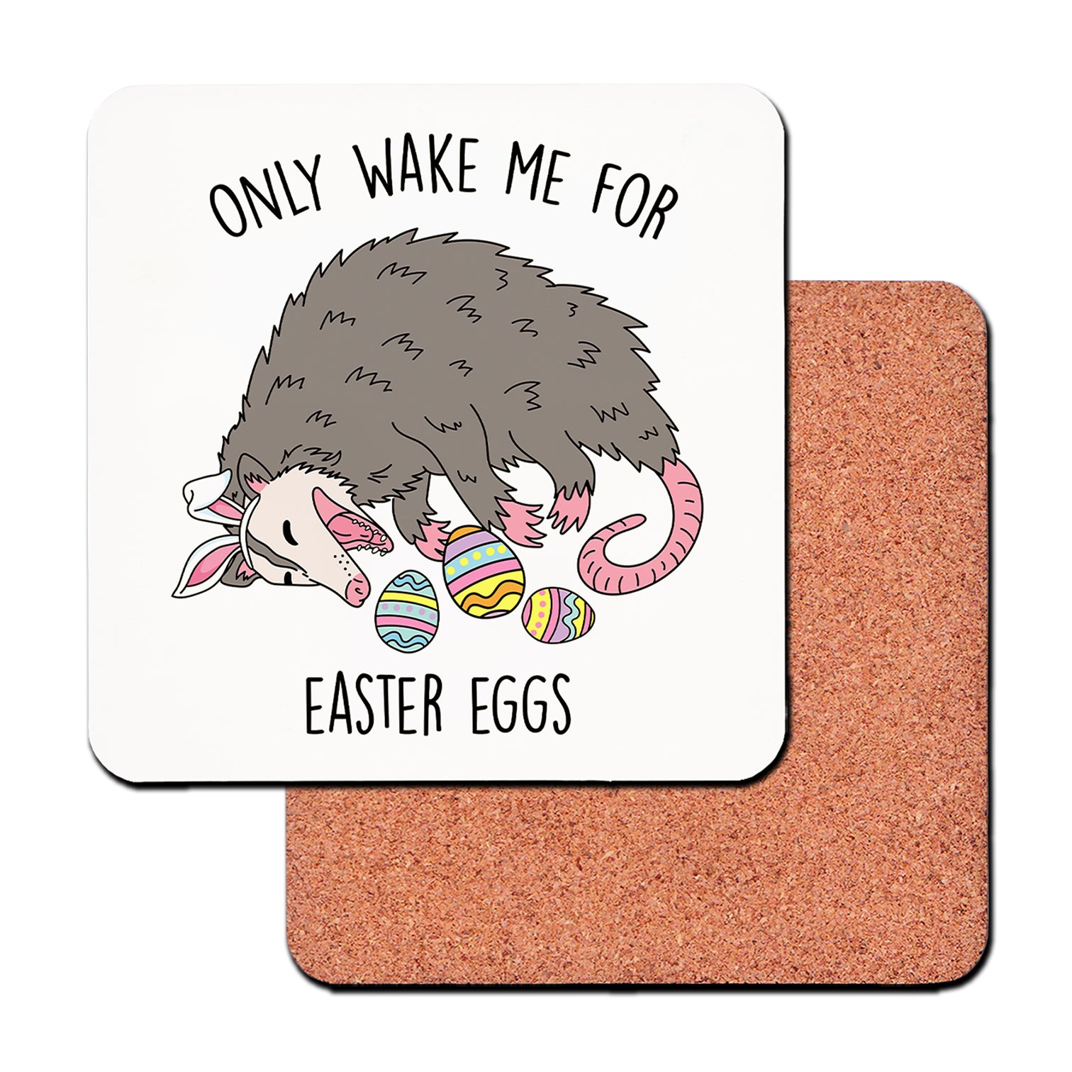 Only Wake Me For Easter Eggs Opossum Mug