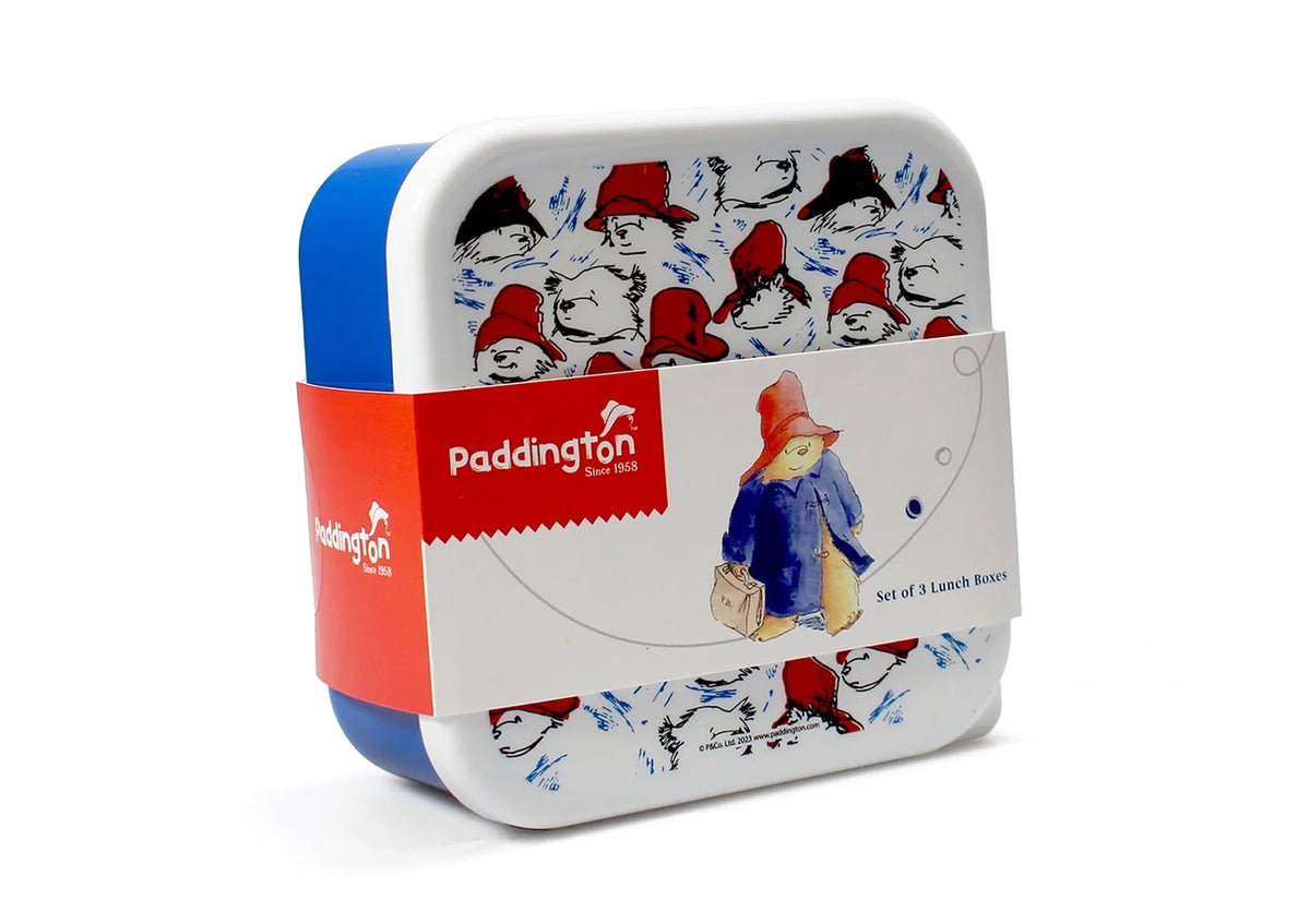 Paddington Set Of 3 Snack Boxes