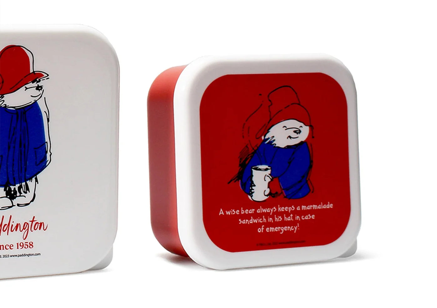 Paddington Set Of 3 Snack Boxes