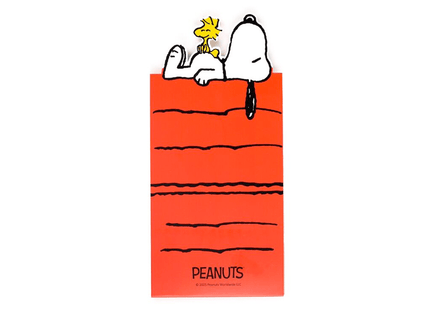 Peanuts Snoopy & Woodstock Flip Open Shaped Memo Pad