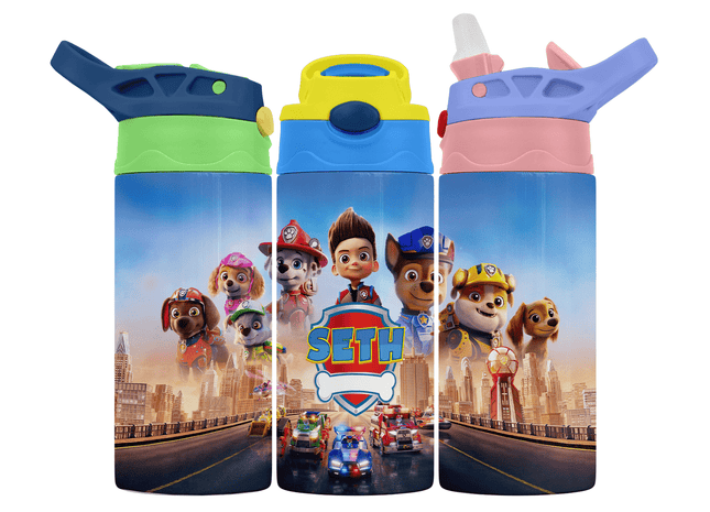 Personalised Paw Patrol 350ml Bottle