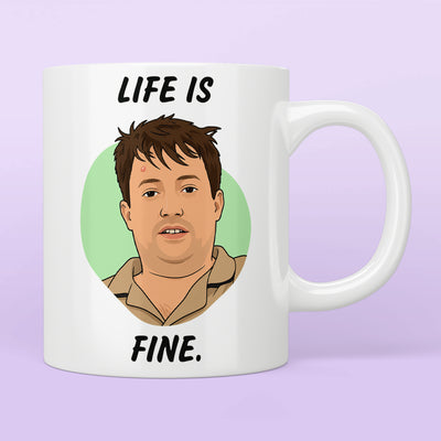 Peep Show Mark "Life Is Fine” Mug