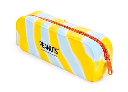 Peanuts Snoopy & Woodstock Charms Silicone Pencil Case