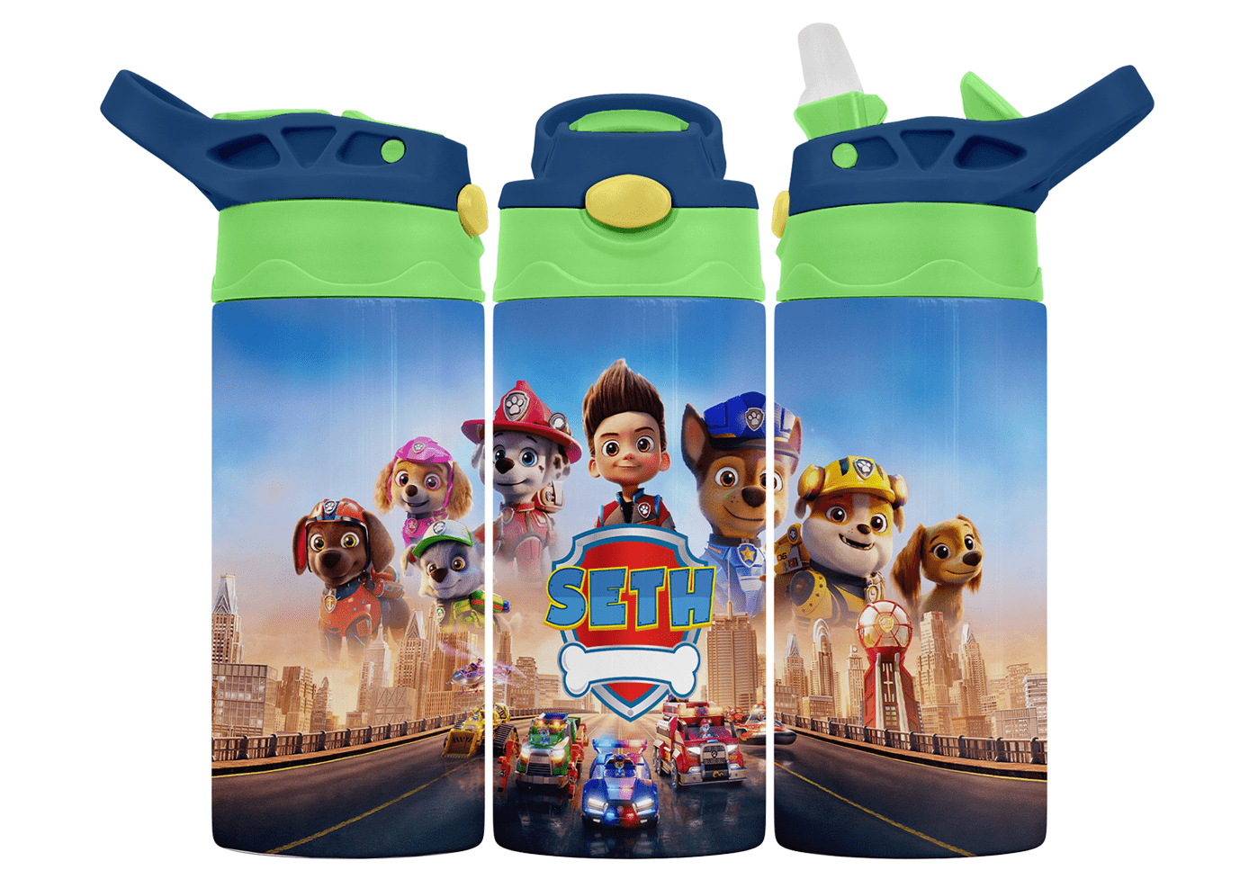 Personalised Paw Patrol 350ml Bottle