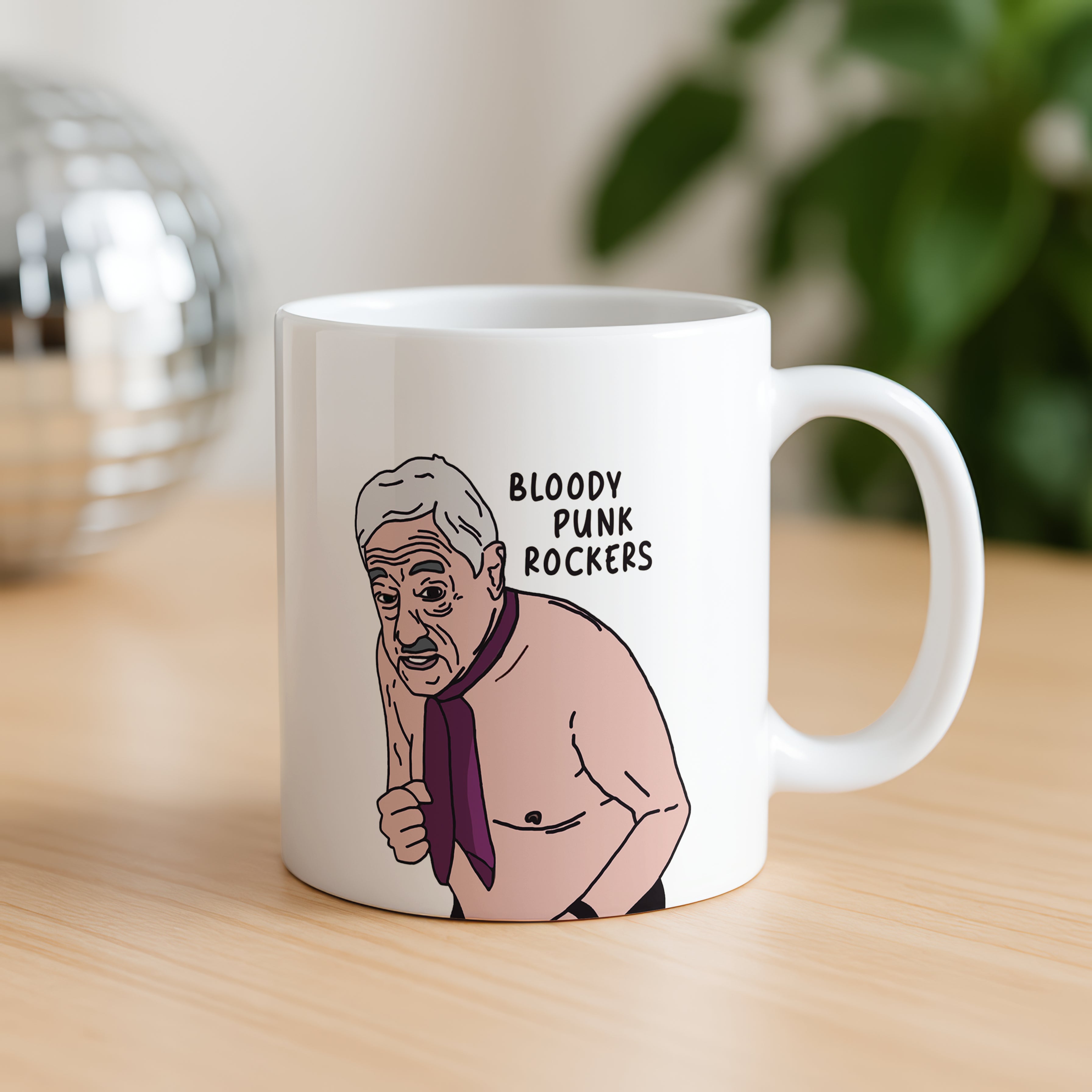 Mr Morris “Bloody Punk Rockers” Friday Night Dinner Mug