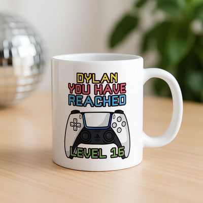 Personalised PlayStation Gamer Birthday Mug
