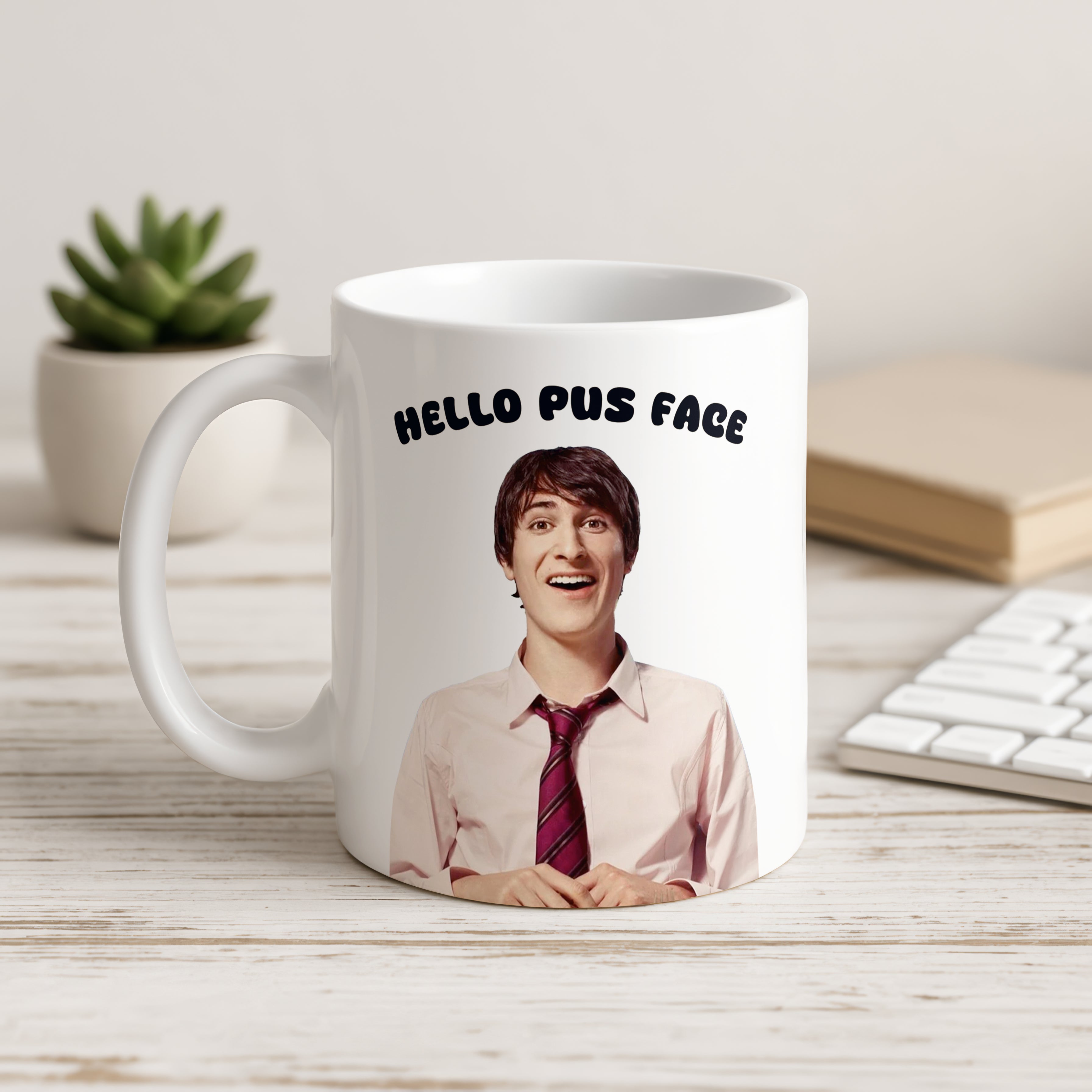 Friday Night Dinner “Hello Pus Face” Mug
