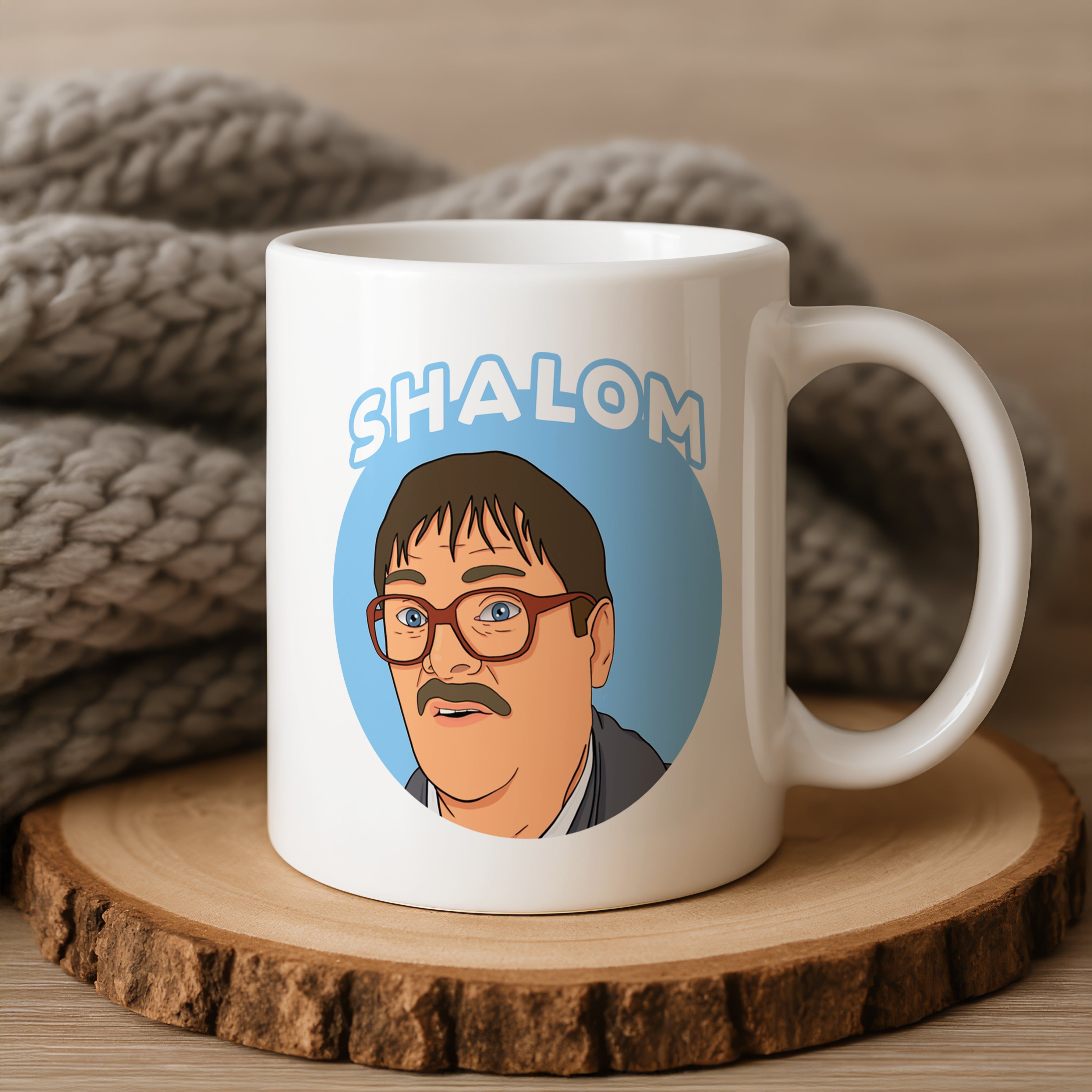 Friday Night Dinner Jim “Shalom” Mug
