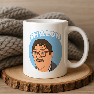 Friday Night Dinner Jim “Shalom” Mug