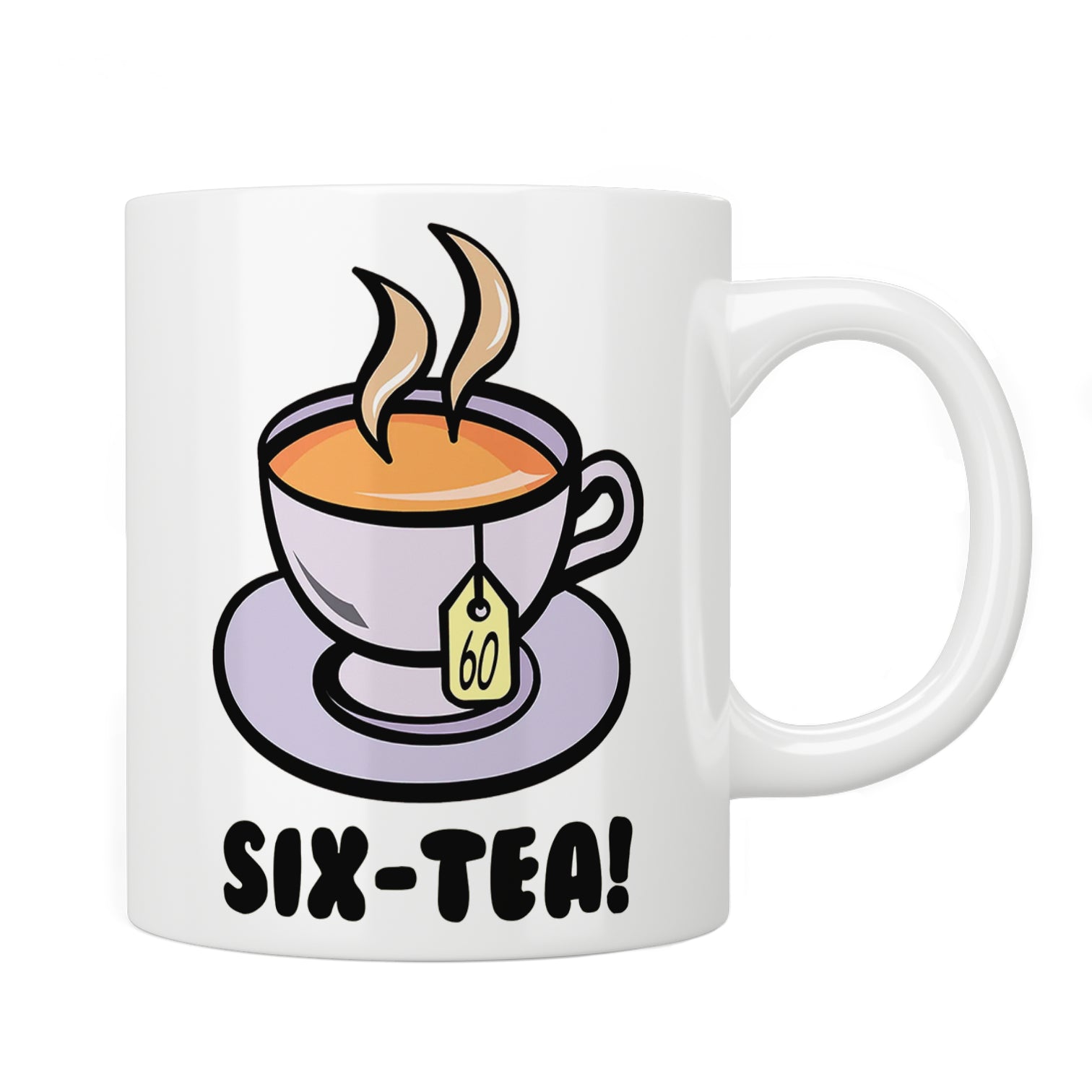 Six-Tea (60) Birthday Mug