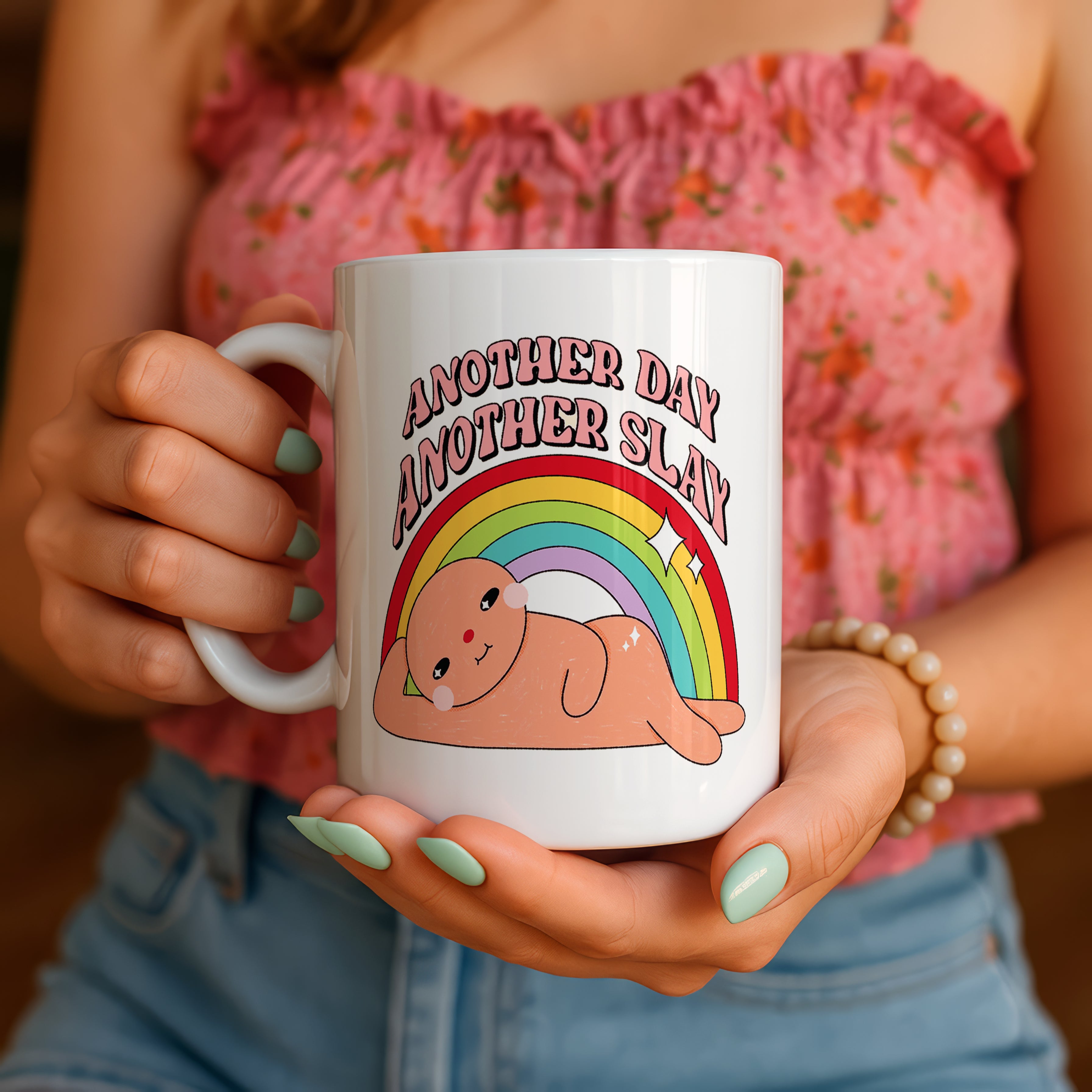 Another Day Another Slay Rainbow Mug