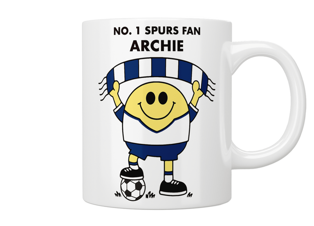 Personalised No. 1 Spurs Fan Mug